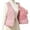 Pink, variant on HAiming Womens Fleece Lined Vest Jacket Sleeveless Casual Padded Coat Snap Button Winter Warm Inner Outwear