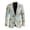 Vintage Sailing Ship Print, variant on Psesaysky Regular Fit Single Button Casual Blazer Jacket, Polyester Lightweight Mens Suit Jackets for Business Office and Wedding Events