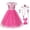 Pink Dress Accessories, variant on ICHTHYOSAUR Pink Princess Dress Party Toddler Girls Halloween Costume Deluxe Beauty Cosplay Outfit