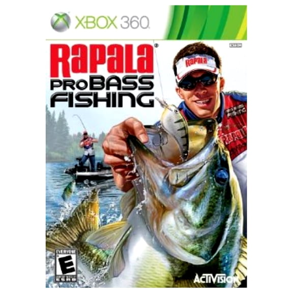 Rapala Pro Bass Fishing - Xbox 360 - with Fishing Pole