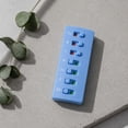thumbnail image 2 of Reusable 7 Day Weekly Medication Reminder Clip On Pills Bottle Tracker White Blue 1 Pack, 2 of 9