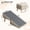 Light Gray + Wood + PVC + Wood, variant on Foldable 2-in-1 Wooden Dog Stairs for Small Dogs and Cats, Dog Ramp for Couch and Bed, Split Ottoman Design, Brown