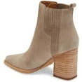 thumbnail image 2 of Dellytop Women's Elastic Ankle Boots Pointed Toe Chunky Stacked Mid Heel Booties Winter Shoes, 2 of 2