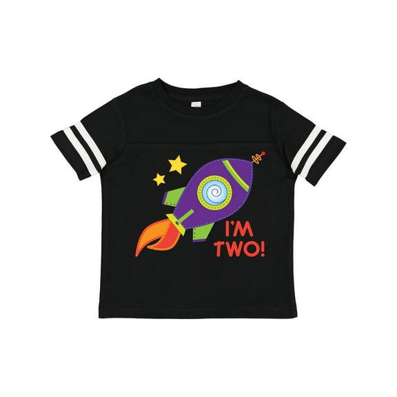 Inktastic 2nd Birthday Rocketship Space Party Boys or Girls Toddler T-Shirt