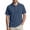 Navy, variant on IWRICH Men's Corduroy Knit Polo Shirts Short Sleeve Casual Textured T Shirt Summer Ribbed Collared Shirts White XL