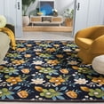thumbnail image 2 of SAFAVIEH Blossom Derren Floral Area Rug, Navy/Green, 8' x 10', 2 of 8