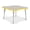 Gray/Yellow, variant on Elementary Height Prism Four-Leaf Table