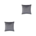 thumbnail image 1 of Bearachild Funda de cojín de asiento Funda de almohada Accesorios Oscuro Gris oscuro 40x40cm 2Conjunto, 1 of 6