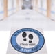 thumbnail image 4 of 5 unids/bolsa, pegatina de advertencia de distancia para el suelo, pegatina de señal de distancia de seguridad para tienda, Hospital #6, 4 of 8