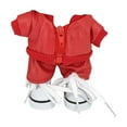 thumbnail image 1 of CJiaWei Doll Accessory Clothing: 17cm Doll Wearing A Unique Red Leather Jacket Design, 1 of 1