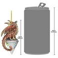 thumbnail image 2 of Design Toscano Diamond Dragon 2019 Gothic Holiday Ornament, 2 of 7