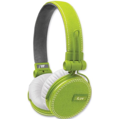 UPC 639247138827 product image for iLuv ReF IHP635SGRN Canvas Fabric On-Ear Headphones - Green | upcitemdb.com