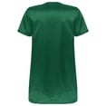 thumbnail image 4 of Lejafay Men's Nightshirt Soft Loose Pajama Sleep Shirt Nightwear Short Sleeve Nightgown V-Neck Dark Green M, 4 of 6