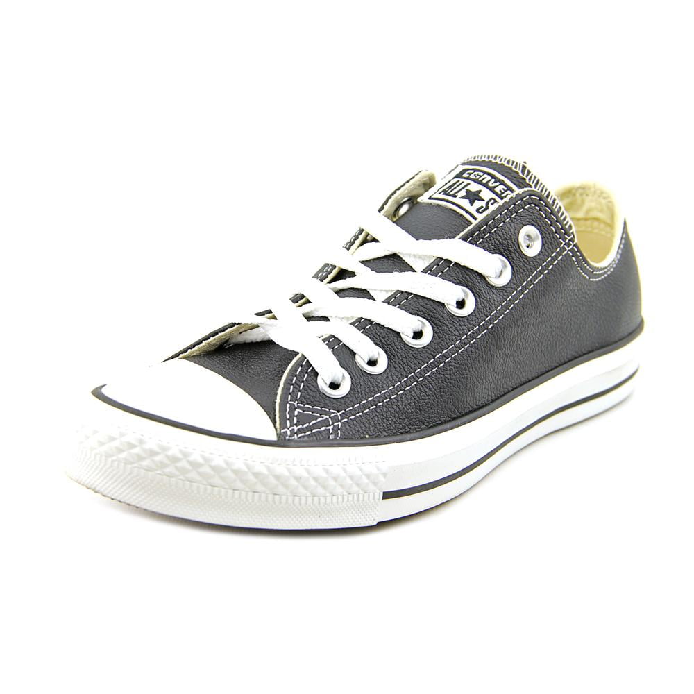 Converse Chuck Taylor All Star Low Leather Sneakers Black - Walmart.com