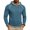 Blue, variant on Men's Raglan Sleeve Color Block Hoodie With Contrast Stitching Long Sleeve Fitted Pullover Casual Top
