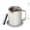 off white, variant on Self-Heating Coffee Mug - 12oz USB Electric Heated Mug Heat 131-149℉ Smart Warming Travel Mug Double Layer Food Grade Cup Warmer