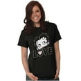 thumbnail image 3 of Betty Boop Love Cute Girly Cartoon Women's Graphic T Shirt Tees Brisco Brands S, 3 of 5