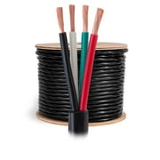 16 AWG 250ft Outdoor Speaker Wire, 16/4 CCA Stranded Audio Cable for Indoor & Outdoor Use, Direct Burial, Waterproof & UV Resistant, Cables Direct Online