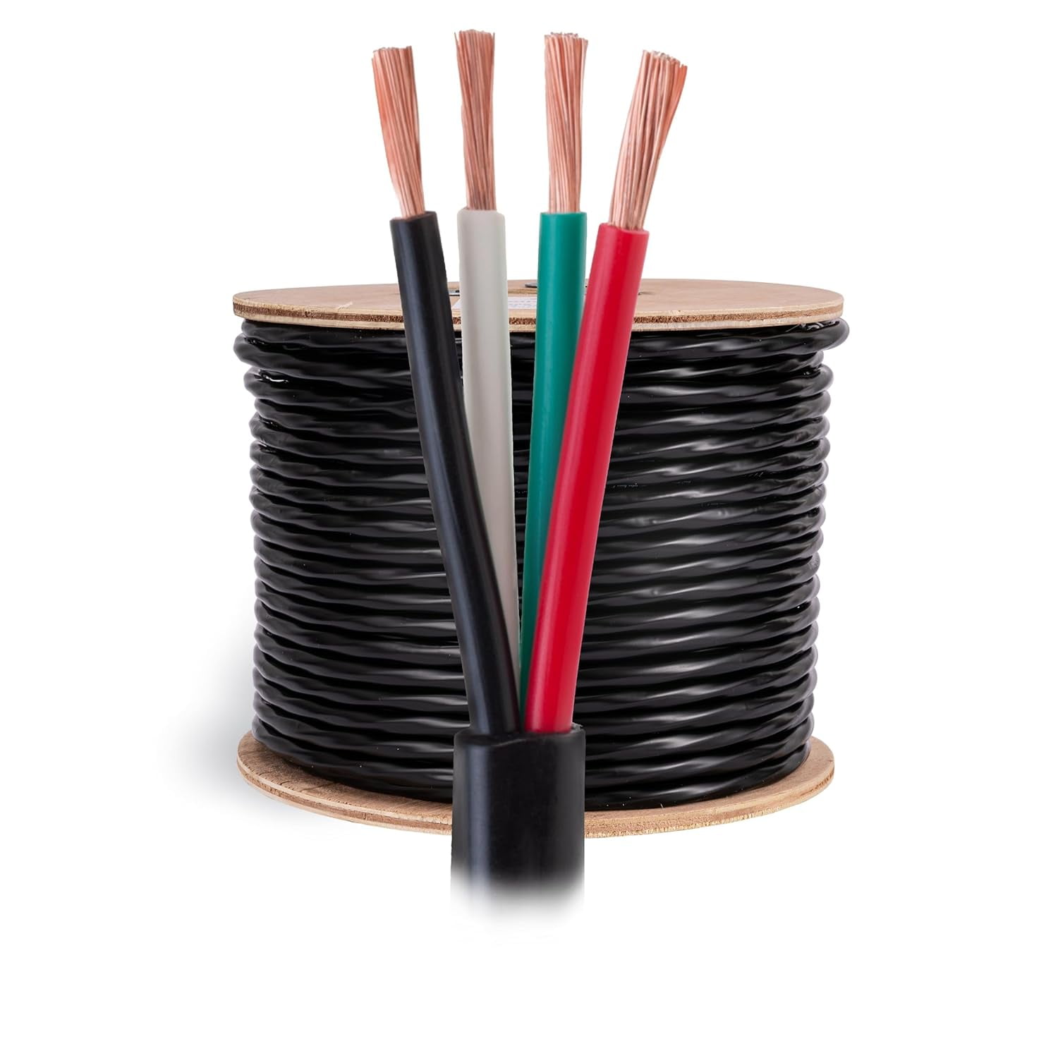 16 AWG 250ft Outdoor Speaker Wire, 16/4 CCA Stranded Audio Cable for Indoor & Outdoor Use, Direct Burial, Waterproof & UV Resistant, Cables Direct Online