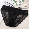 thumbnail image 6 of YWDJ Womens Underwear Cheeky Lace Lightweight G String No Show Sexy Lace Underwear Comfortable and Slim Hollowed Out Solid Panties Briefs Black L, 6 of 6