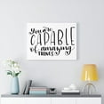 thumbnail image 2 of Inspirational Wall Art You Are Capable Wall Art Motivational Motto Inspiring Prints Artwork Decor Ready to Hang Unframed, 2 of 12