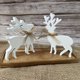 thumbnail image 1 of Ganfancp Decoraciones Navideñas Reno Blanco de Madera Artesanía Alféizar de La Ventana Decoración Festiva para El Hogar Rebajas Hoy Liquidación 2X Adorno de Ciervo, 1 of 5