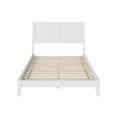 thumbnail image 6 of AFI Portland Queen Low Profile Wood Platform Bed Frame with Sleigh Headboard, White, 6 of 8