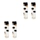 thumbnail image 3 of sweethay 2 uds calcetines bonitos para mujer dibujos animados gato pata invierno Coral vellón terciopelo grueso hogar cálido calcetines para Type2 NO2, 3 of 6