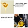 thumbnail image 4 of 1Pack Glass Honey Pot With Sealed Lid For Home Kitchen Use Hexagonal Shape Clear Color, 4 of 8