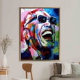 thumbnail image 4 of Singer Canvas Gift, Canvas Print, Wall Art Canvas, Large Printed Canvas, Musicians Canvas Poster, Ray Charles Canvas, Canvas Wall Decor - Natural Framed, 4 of 5