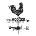 thumbnail image 2 of harayaa Decorative Metal Weather Vane, Durable Wind Direction Accessory for Garden Roof, Rooster, 2 of 8