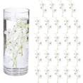 thumbnail image 1 of Uxcell 24Pcs Flores Flotantes para Centros de Mesa, Cabezas de Flores Falsas de Seda de Flor de Guisante Blanca para Velas Flotantes, Relleno de Jarrones, Decoración de Mesa para Fiestas y Bodas, 1 of 6