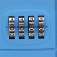 thumbnail image 3 of Caja de seguridad con llave combinada, cerradura de código de almacenamiento montada en la pared para exteriores, antirrobo de Metal para el hogar (azul), 3 of 8