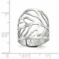 thumbnail image 5 of Sterling Silver Rhodium-Plated Adjustable Ring, 5 of 5
