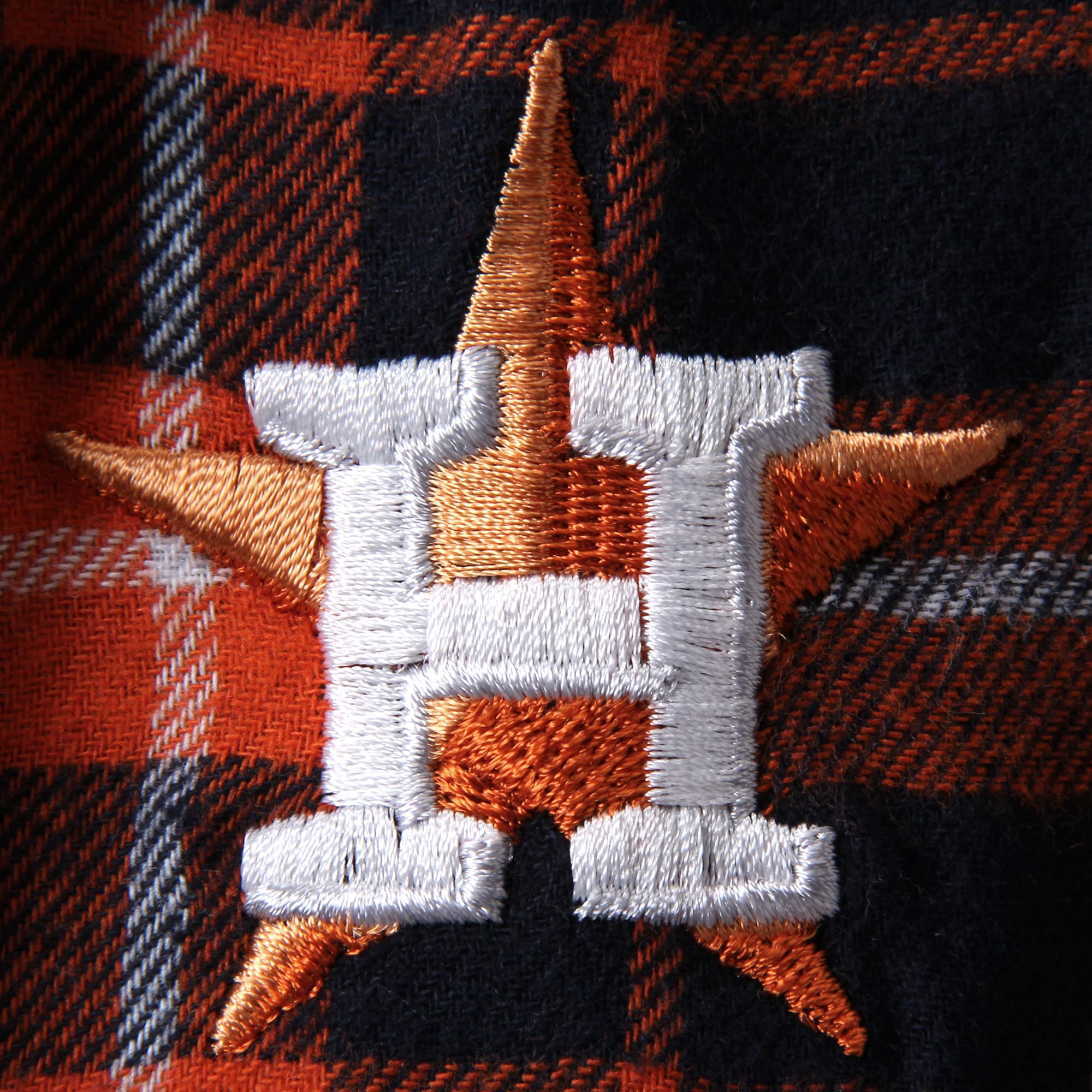 Men's Concepts Sport Navy Houston Astros Ultimate Plaid Flannel Pajama Pants - image 2 of 2
