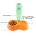 thumbnail image 6 of Walbest Resin Cat Feeder, Cat Dog Drinking Fountain Pet Double Bowl Dual-Purpose Pluggable Water Bottle, Pet Feeder for Small Puppy Kitten Kitty Rabbit (Water bottle not included), 6 of 7