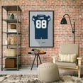 thumbnail image 2 of CeeDee Lamb Dallas Cowboys Home Jersey Framed Art Print, 2 of 2