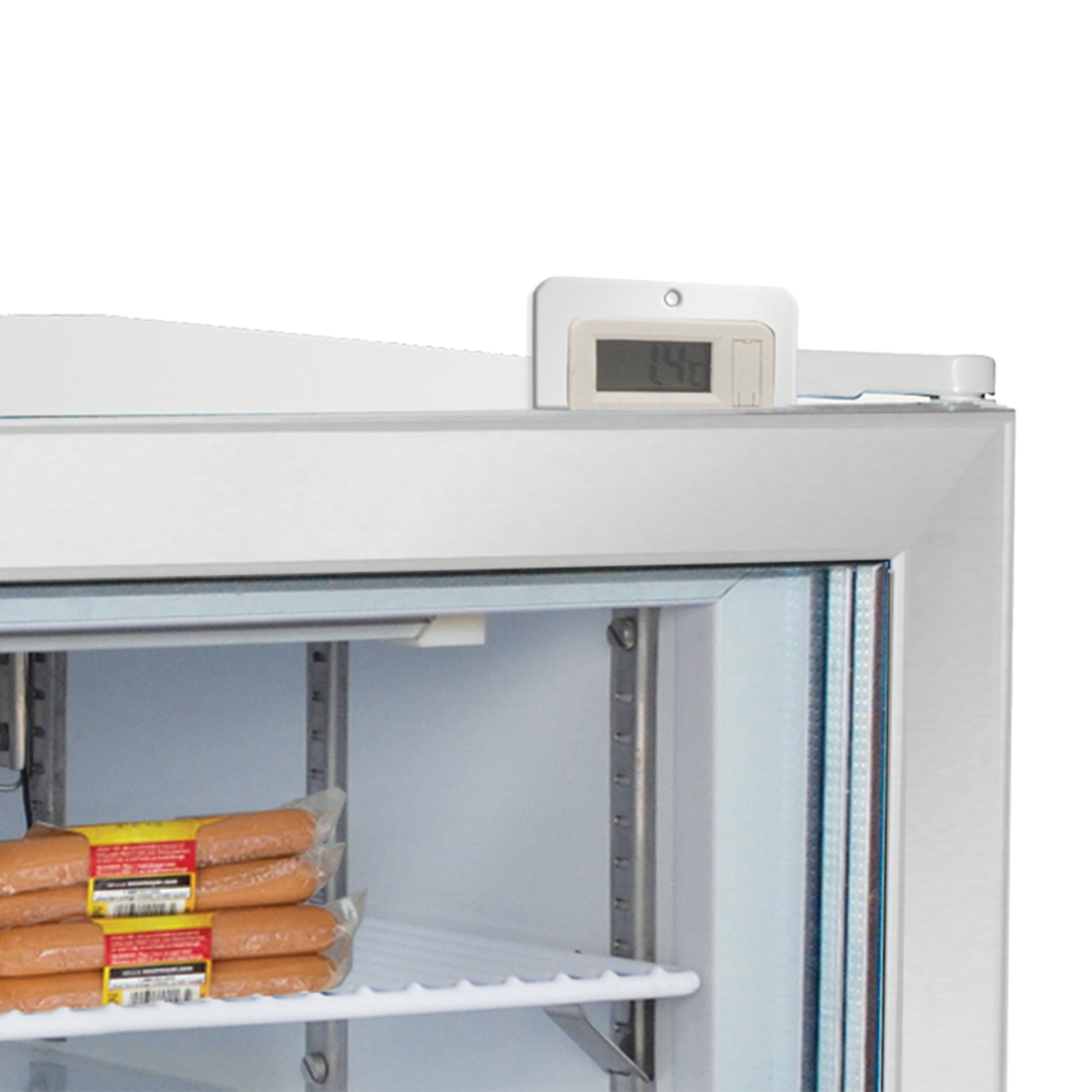 Maxx Cold Merchandiser Freezer, Countertop, 22.4"W,  2.1 cu. ft. Storage Capacity, in White (MXM1-2FHC)