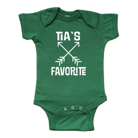 

Inktastic Tia Favorite Nephew Niece Gift Baby Boy or Baby Girl Bodysuit