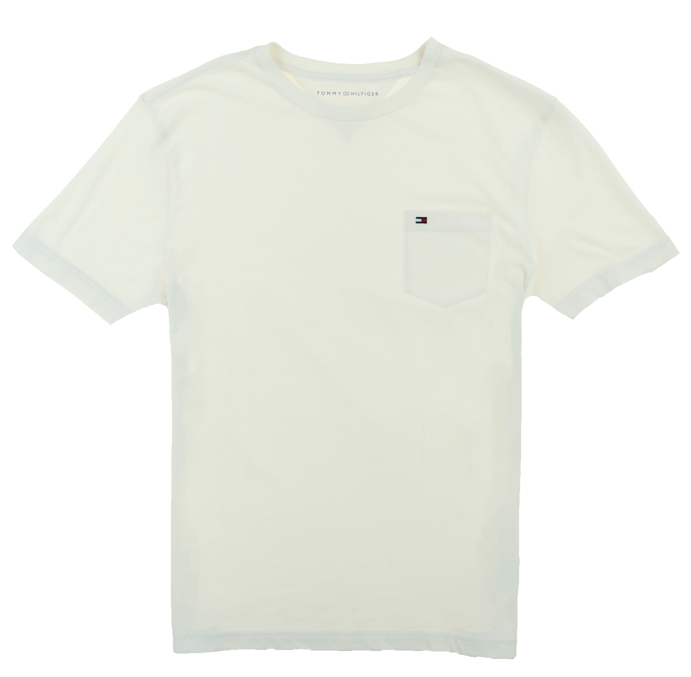 frivillig omvendt Limited Tommy Hilfiger Mens Crew Neck Pocket T-shirt (Snow White, Large) -  Walmart.com