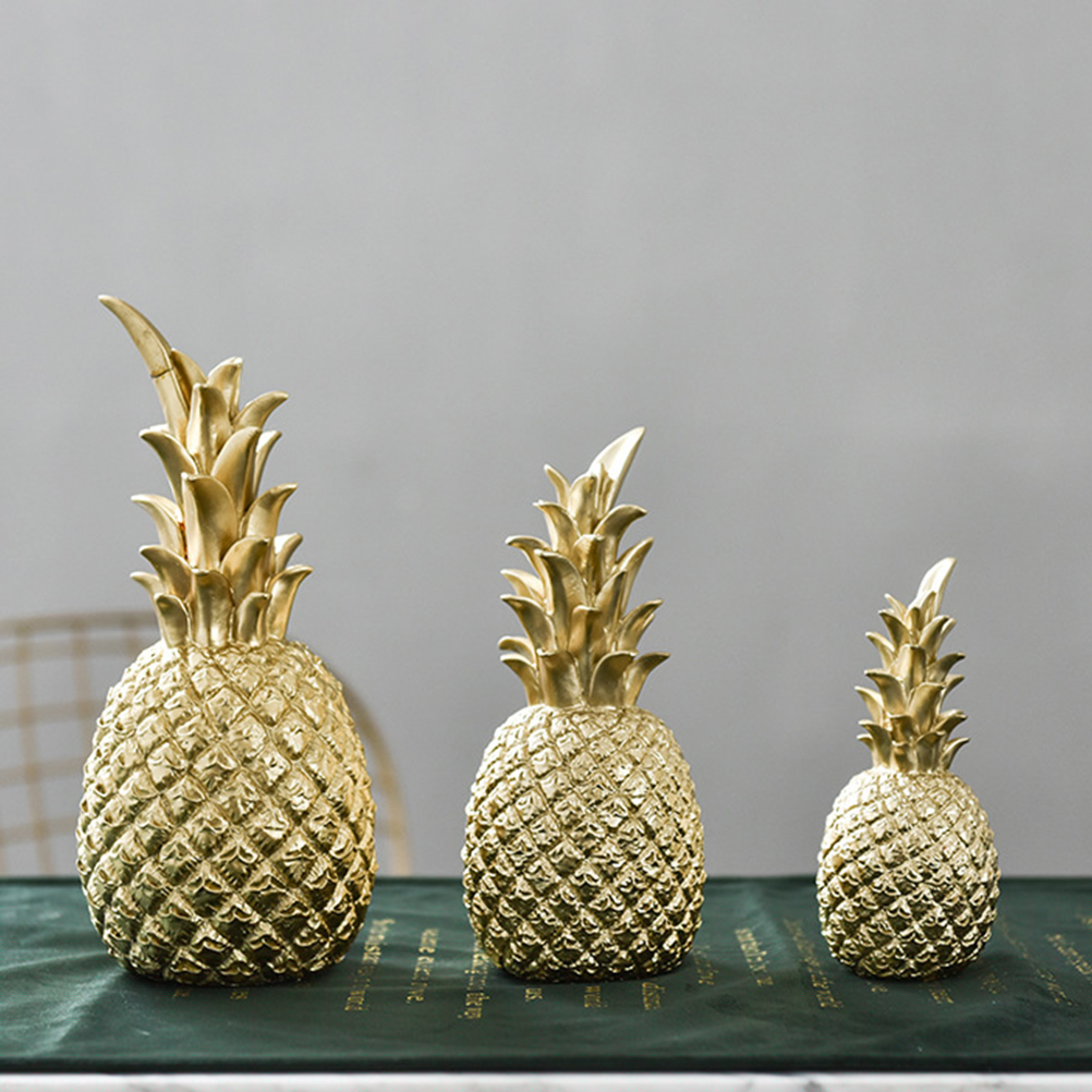 thumbnail image 2 of Cafe Decoration,Nordic Modern Resin Pineapple Home Creative Decor Beautiful Gift Precision Engineered, 2 of 7