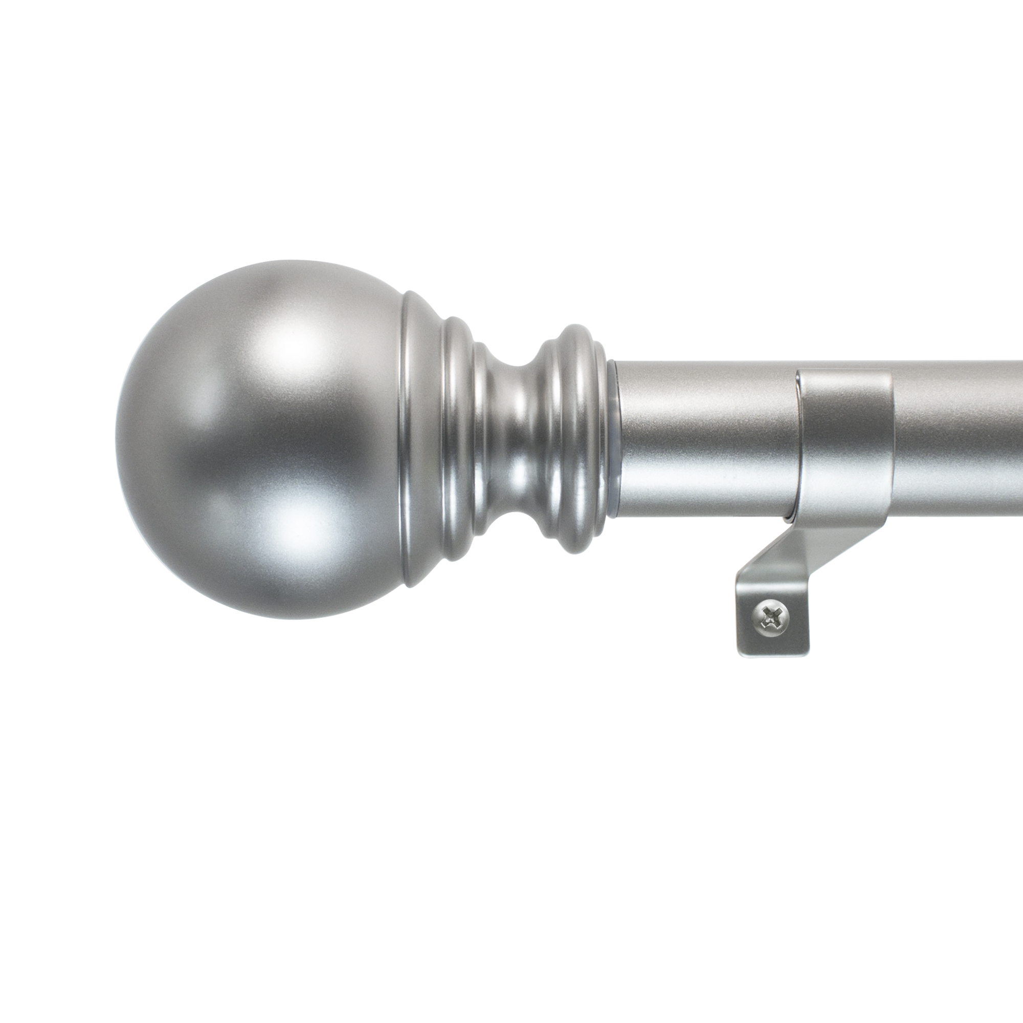 72 to 144-Inches Decopolitan Marble Ball Double Telescoping Drapery Rod Set Brown /& MARBLE BALL SINGLE CURTAIN ROD SET Brown 72 to 144 Inches