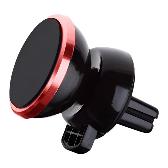 Magnetic Car Phone Holder, Reusable Magnetic Phone Stand Rack for Car Dashboard, Universal Air Vent Cell Phone Stand Car Mount for iPhone Android and All Smartphones,Red
