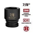 thumbnail image 2 of Powerbuilt 3/8 Inch Drive x 7/8 Inch Impact Socket - 647452, 2 of 5
