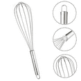 thumbnail image 3 of Batir utensilio de cocina de alambre resistente para batir, mezclar y mezclar masa e ingredientes secos para hornear Ormromra CPB-US-YYM661-10, 3 of 5