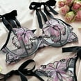 thumbnail image 4 of Lingerie Set Butterfly Embroidery, 4 of 6
