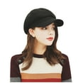 thumbnail image 3 of iHPH7 Wool Hat Newsboy Cap French Hat Beret Hats for Women Wool Cap, Black One Size, 3 of 9