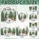 thumbnail image 2 of Set de baño Nuanchu, 6 unidades, cortinas de ducha navideñas de 180 x 180 cm, 2 of 6