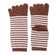 thumbnail image 3 of Calcetines de cinco dedos marrón Sunnimix, 3 of 7