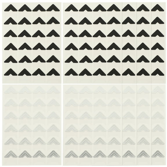 20 Sheets DIY Photo Album Accessories Paste-type Multiple Corners 10 Sheets/240 Pieces Packed Protector Scrapbook Supplies Albums Stickers Picture Mounting